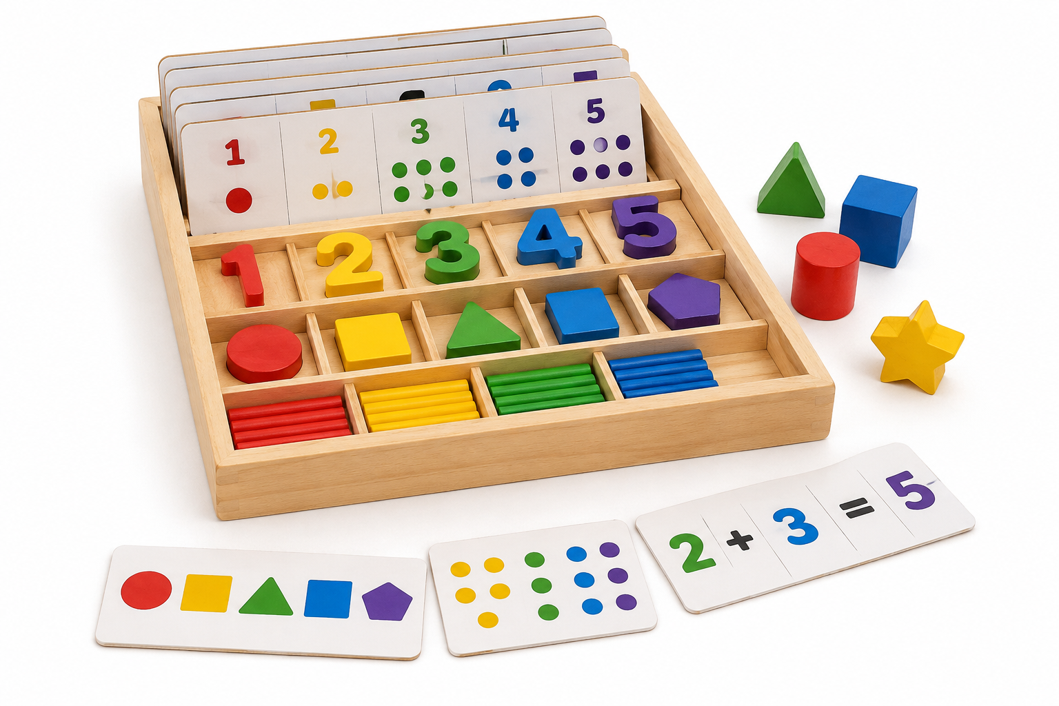 Jeu éducatif de tri et de nombres
